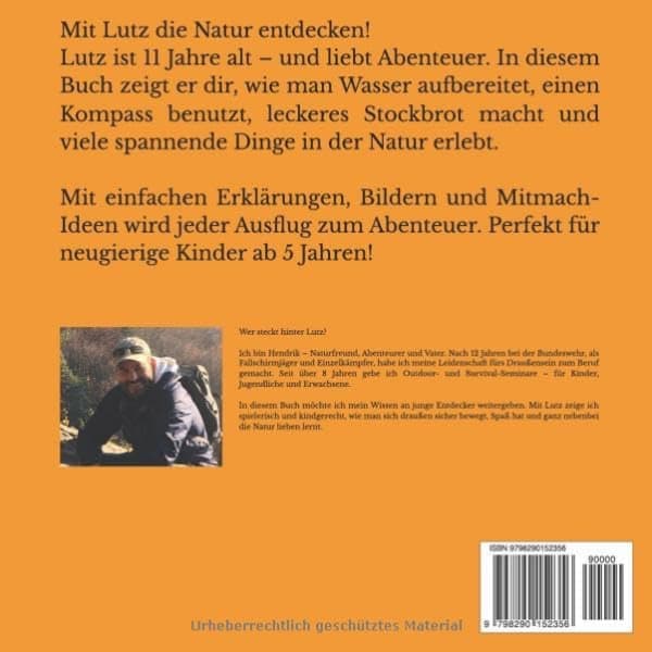 Lutz und sein großes Waldabenteuer: Das Malbuch für kleine Entdecker