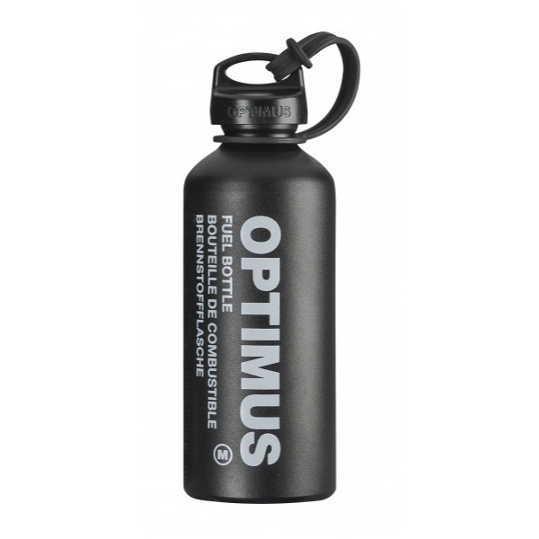 Optimus Brennstoffflasche M 0.6L Schwarz | Premium Black Edition