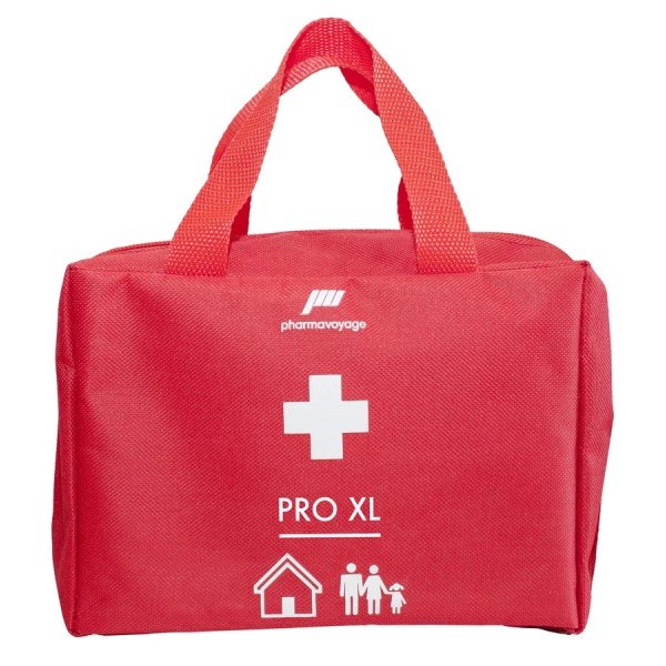Pharmavoyage First Aid Pro XL Erste-Hilfe-Set | 65 Artikel für Familie & Zuhause