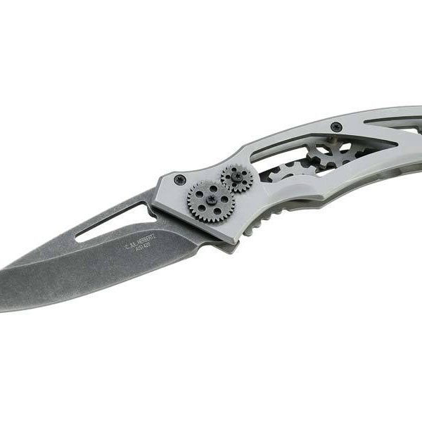 Herbertz CJH Einhandmesser, Zahnräder