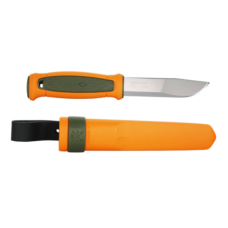 Morakniv KANSBOL HUNTING Outdoormesser olivgrün/orange