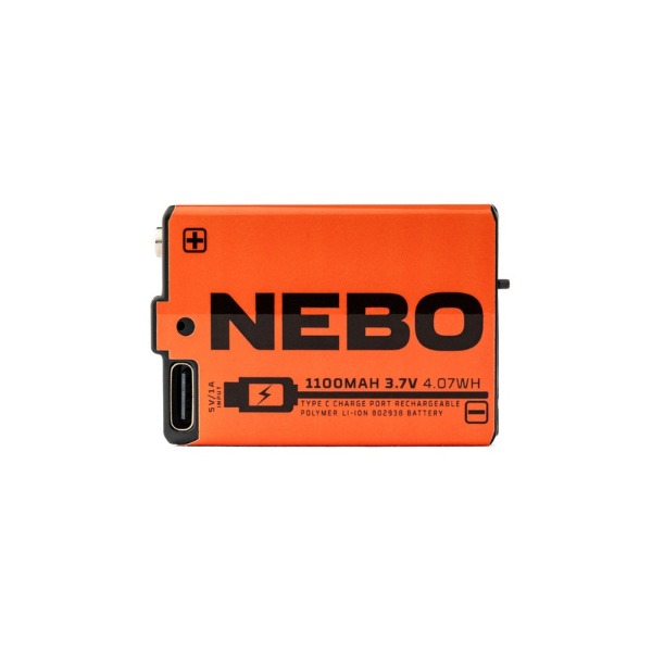 Nebo wiederaufladbare Batterie 1100 mAh