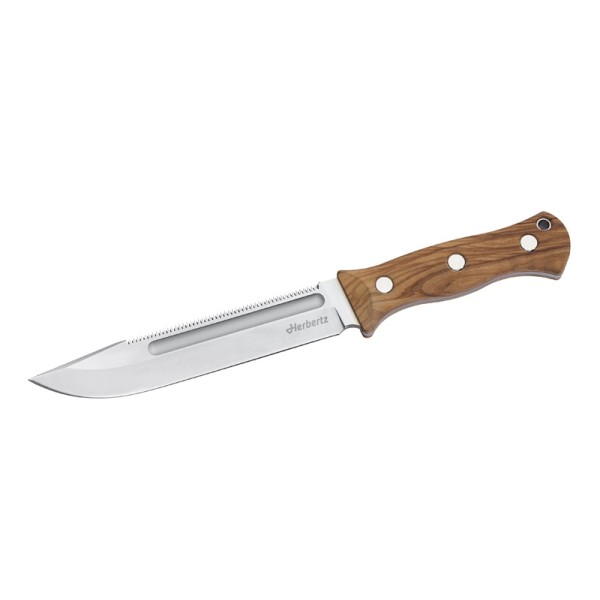 Herbertz Outdoor Survivalmesser D2, grün Micarta