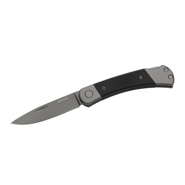 Herbertz Taschenmesser Titan Grey D2, Small Black