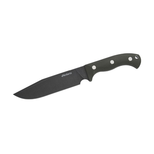Herbertz Camp Outdoormesser D2, grün Micarta