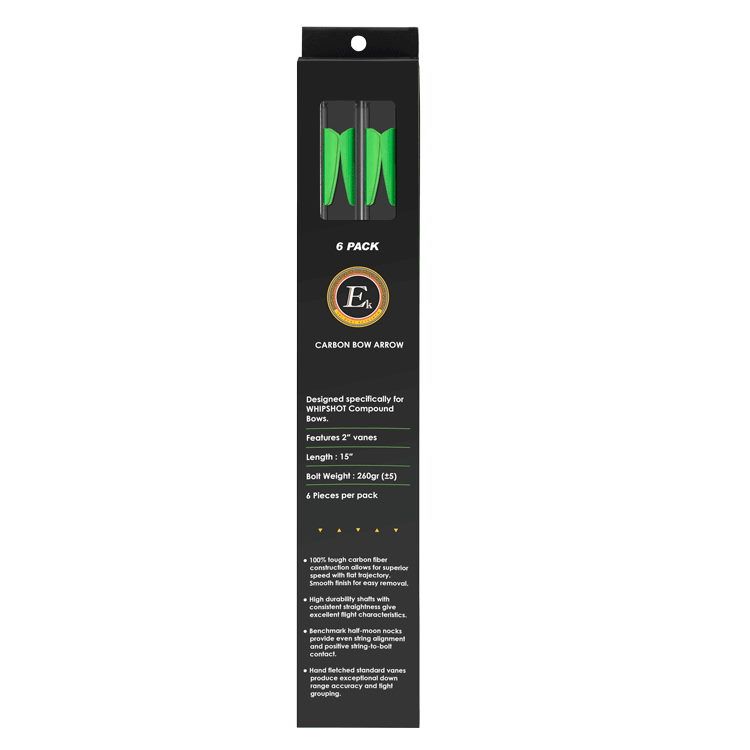 Carbonpfeile für Whipshot Bogen und Cobra RX Armbrust