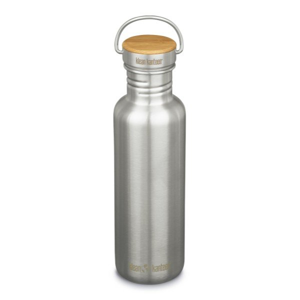 Klean Kanteen Reflect 800 ml mit Bambus-Cap | Edelstahl-Trinkflasche