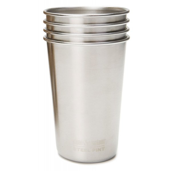 Klean Kanteen Pint Cup 4er-Pack 473 ml | Edelstahl-Becher Set