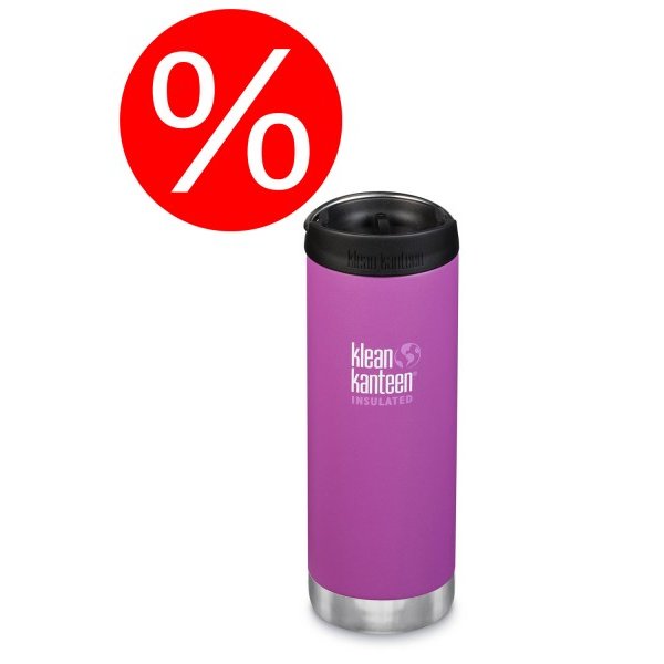 Klean Kanteen TKWide 473 ml mit Café Cap | Vakuumisolierter Coffee-to-go Becher