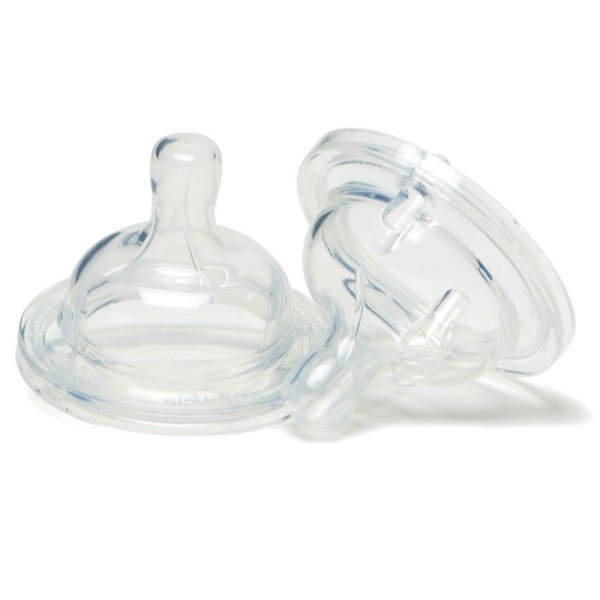 Klean Kanteen Babyflaschen-Aufsatz langsam (0-6 M) | 2er-Pack Sauger