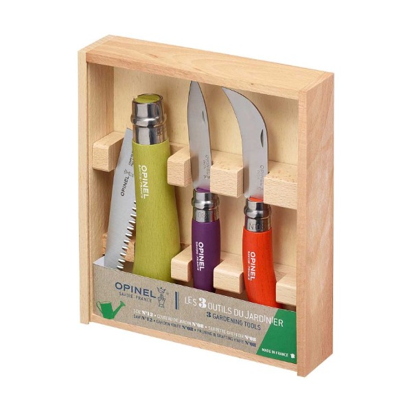 Opinel Garten-Set, bunt bei Survivalfreunde.de
