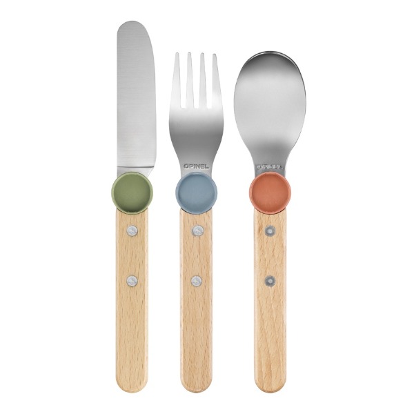 Opinel LE PETIT GOURMET Kinder-Besteck-Set, mehrfarbig bei Survivalfreunde.de