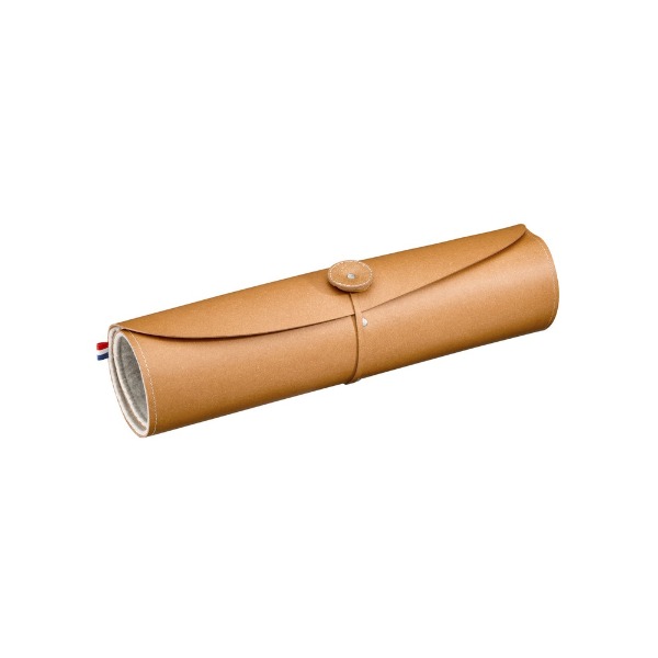 Opinel Lederrolle für 8 Messer, Hellbraun