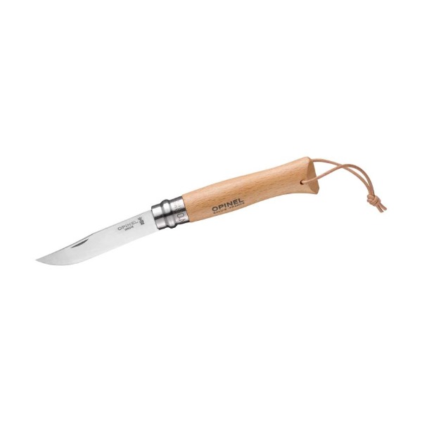 Opinel No 08 COLORAMA, Lederriemen