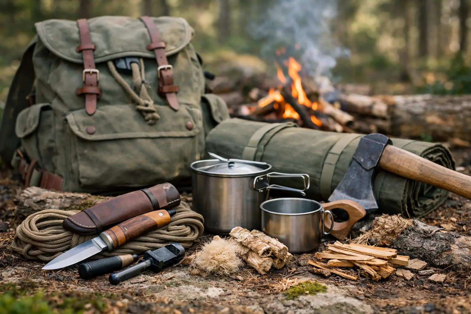 Mehr über den Artikel erfahren Bushcraft-Ausrüstung für Anfänger – Guide zum Start