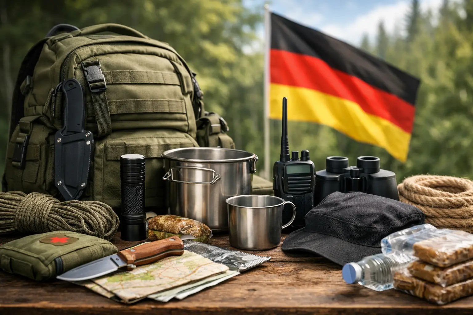 Mehr über den Artikel erfahren Prepping Ausrüstung legal in Deutschland