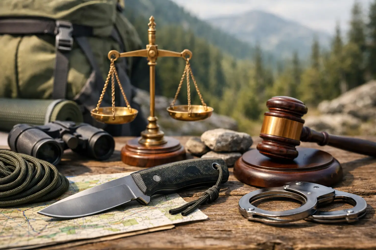 Mehr über den Artikel erfahren Outdoor-Messer: rechtliche Regeln für Touren