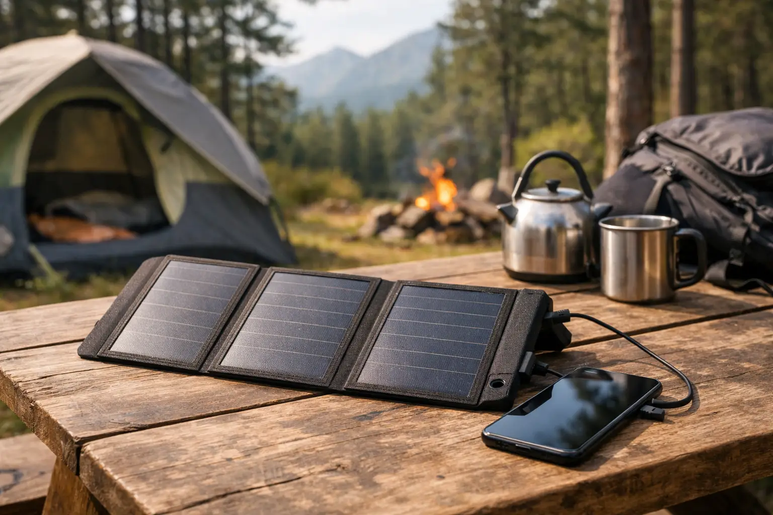 Mehr über den Artikel erfahren Solarladegerät fürs Camping-Handy richtig wählen