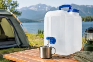 Mehr über den Artikel erfahren Beste Wasserkanister mit Hahn für Camping & Vorsorge