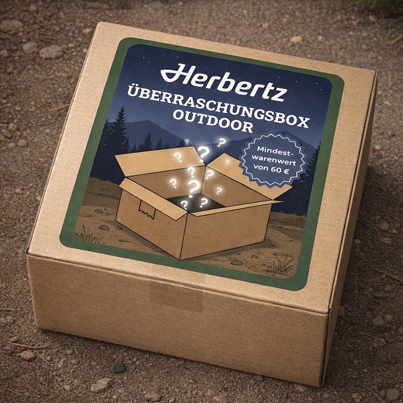 Herbertz Überraschungsbox Outdoor – mind. 60 € Warenwert
