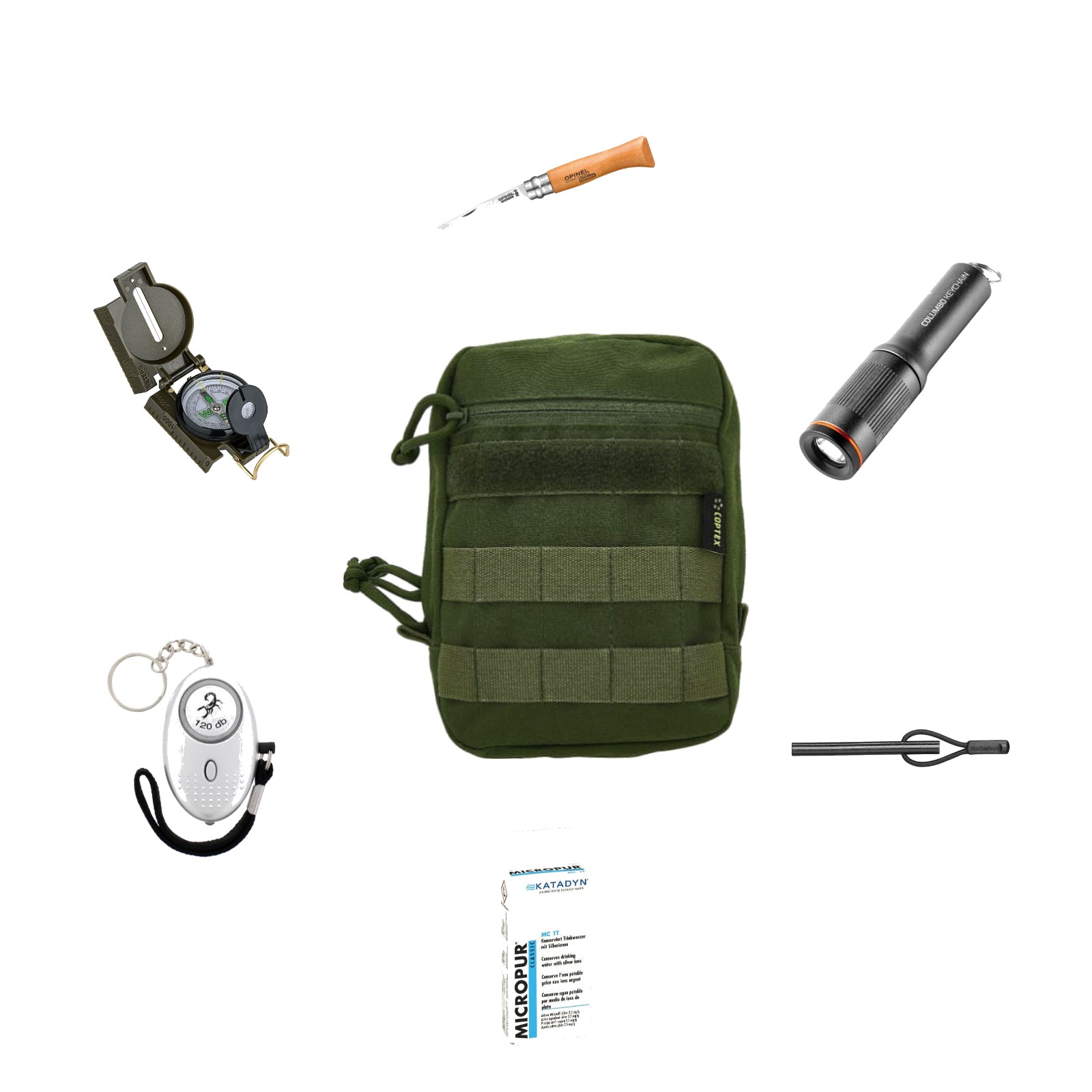 EDC Survival Kit Basic – fertig gepackt