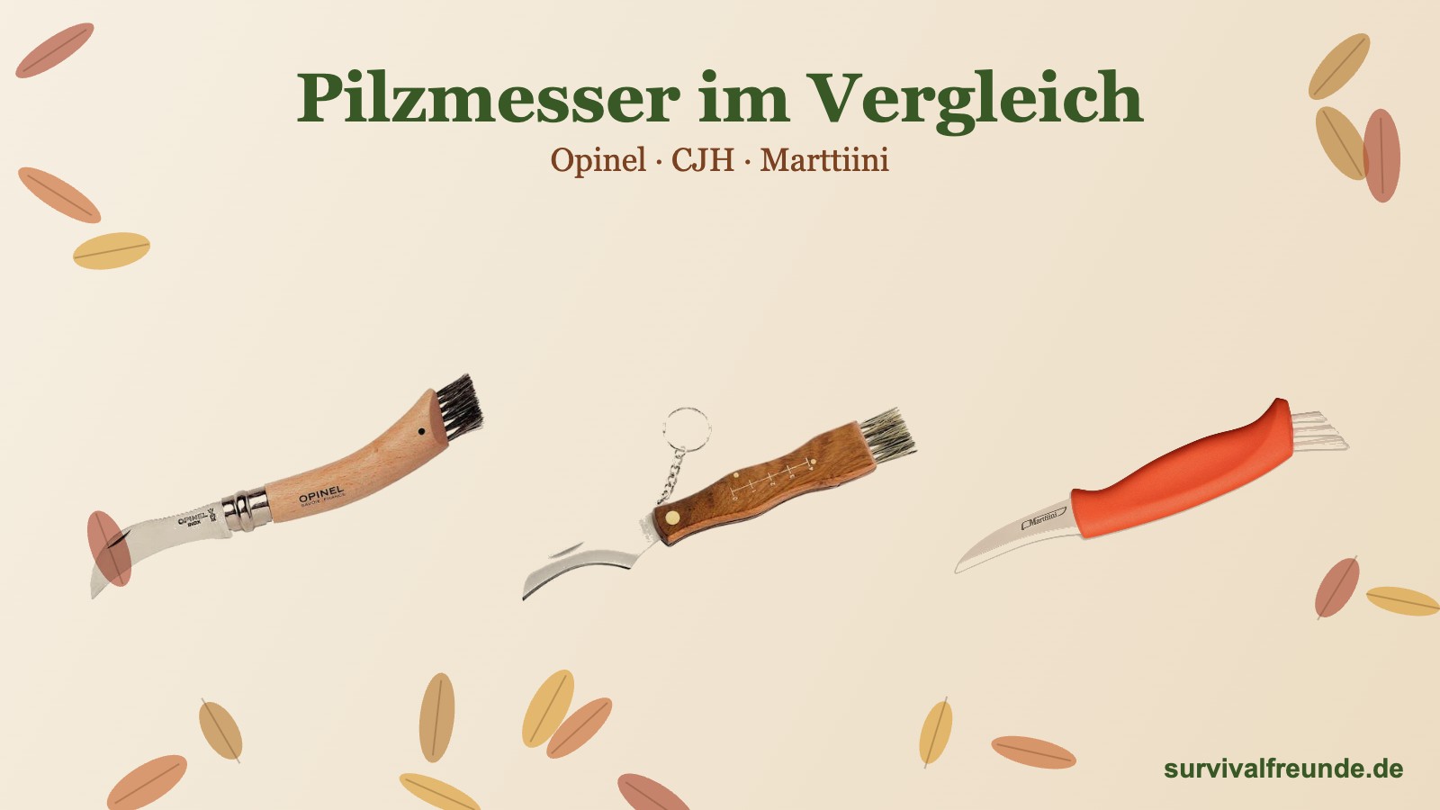 Du betrachtest gerade Pilzmesser im Vergleich: Opinel, CJH oder Marttiini – welches passt zu dir?