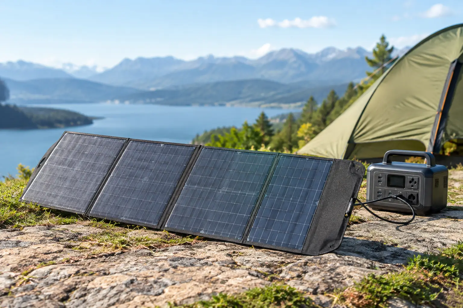 Du betrachtest gerade Praktische Erfahrungen mit faltbaren Solarpanels
